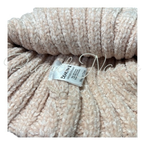 BearPaw Pom Knitted Beanie Hat - Picture 5 of 5